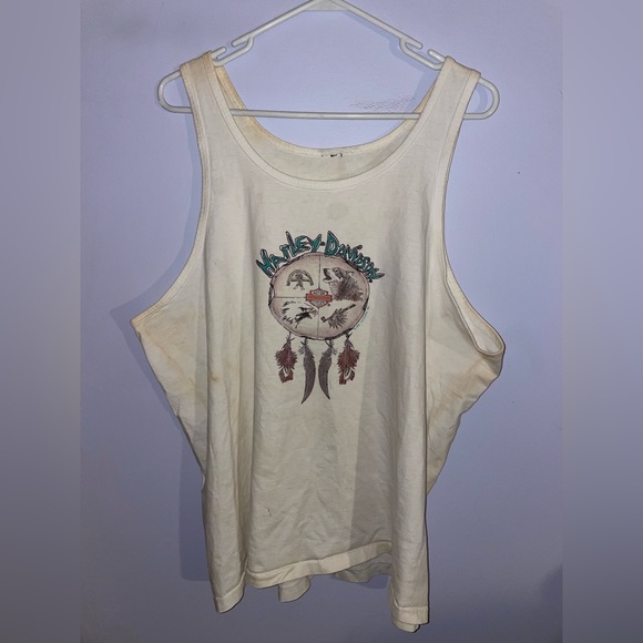 Vintage Men’s Harley Davidson Dreamcatcher Tank top - Picture 3 of 6